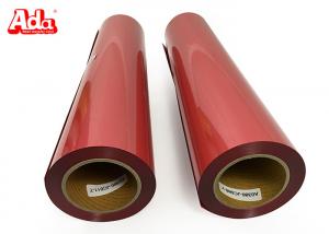 Buy cheap Hot Press PU Heat Transfer Vinyl Red Color Excellent Tensile For T - Shirt product