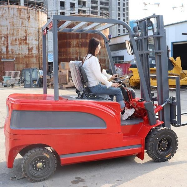 Solid Tire Electric Forklift XYZ123 With Onboard Charger / 48V Battery Voltage All Terrain Electric Forklift