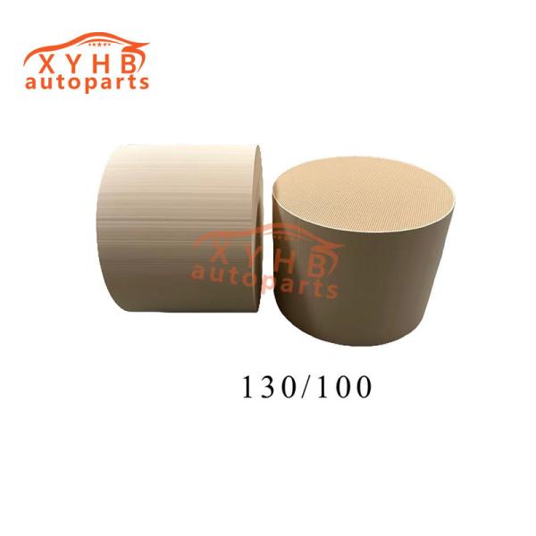 Ceramic Carrier High-Quality Round Three-Way Catalytic Filter Element Euro 1-5 Model: 130*100