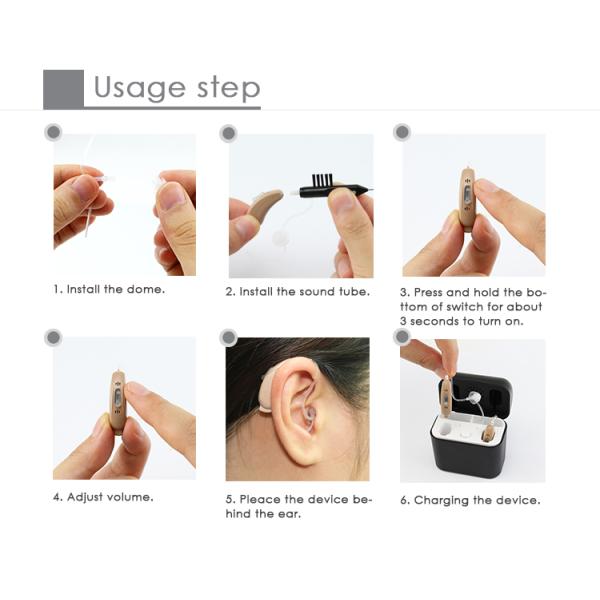 40dB Open Fit Hearing Aids Vigor OTC Hearing Aids For Severe Hearing Loss