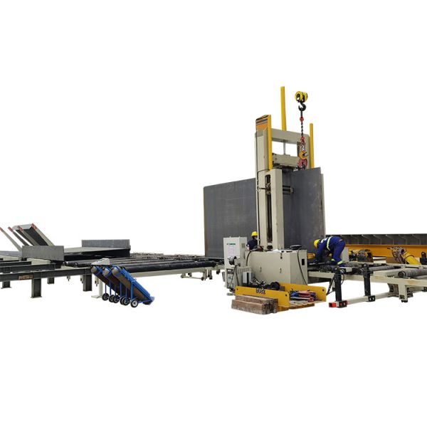H-beam Assembling Machine With PLC Control For 200-800mm Flange Width And 0.5-6m/min Assembling Speed