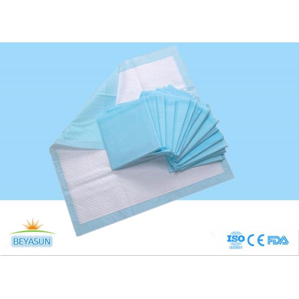 Professional Nonwoven Disposable Bed Pads with Super Absorbent Layer and Plain PE Film Back Sheet