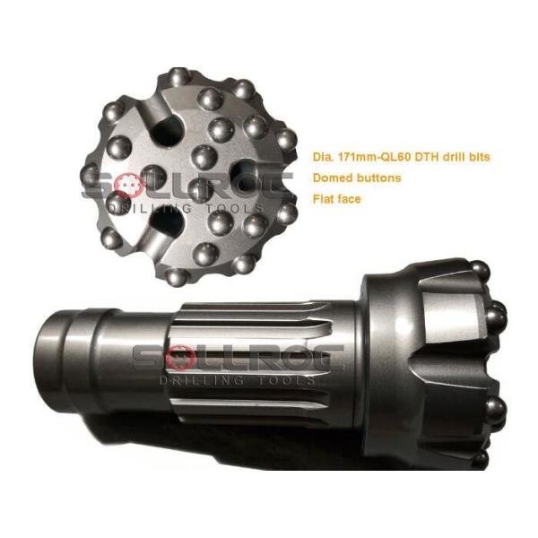 QL60 DTH High Wear Resistance Hammer Drill Bits For Water Well Drilling