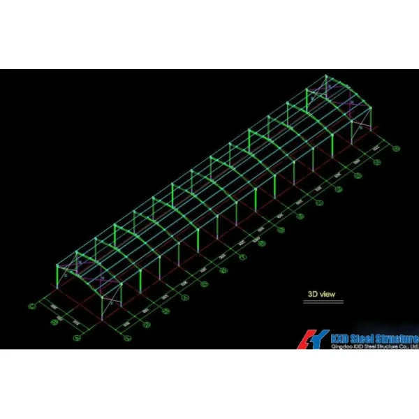 Insulation Panel Prefab Steel Structure Metal Breeding Poultry Chicken House
