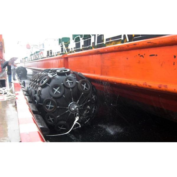 2m 3m 4meter Pneumatic Marine Rubber Fender with Tire Chain