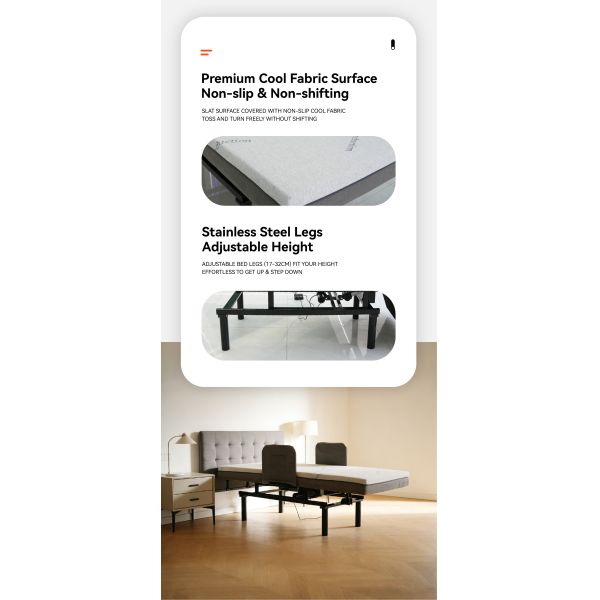 Wireless remote control sofa bed OEM ODM customized