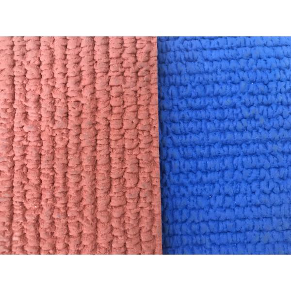 Single Layer Red Blue Odorless Rubber Athletic Track