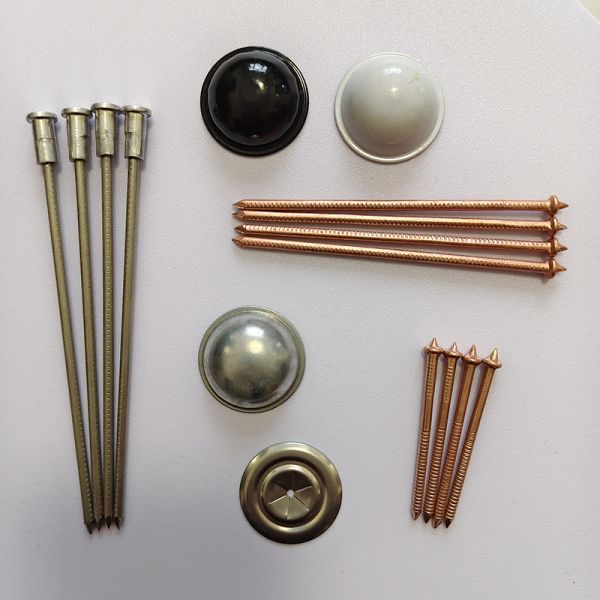 Steel CD Weld Pin Common Nail Corrosion-Resistant Welding Stud with Smooth Shank and Cap Head for Shipbuilding Applications