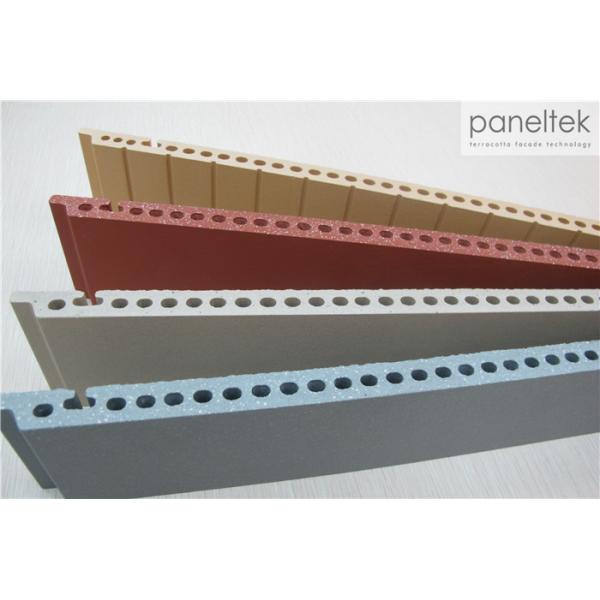 F18 Terracotta External Wall Ceramic Panels , Outside Wall Cladding Panels