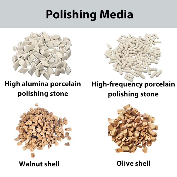 Jewelry Vibration Polishing Machine Equipment with Grinding Materials