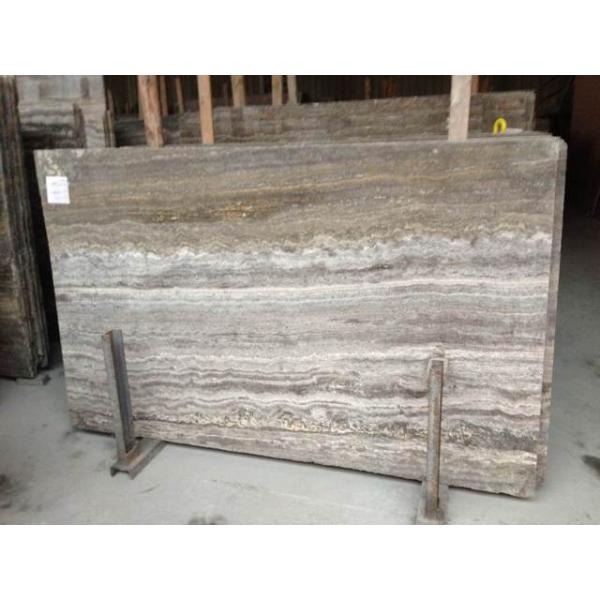 Marble Slab Super White Travertine Nature Stone White Travertine For Table and Wall vein cut big slab white travertine