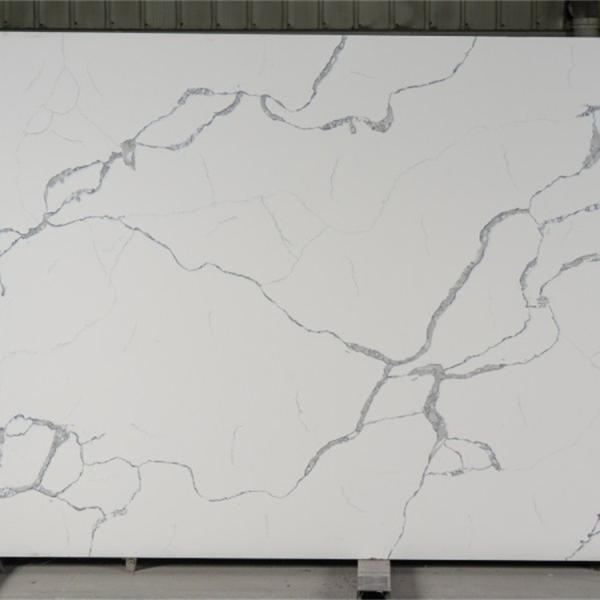 93% Natural Quartz Powder 7% Resin Artificial Quartz Stone Slab 20mm