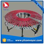 China Telescopic Plastic Gravity Skate Wheel Conveyor for sale