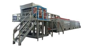 China Recyclable Automatic Waste Paper Recycling Machine Rotary For Paper Tray on sale