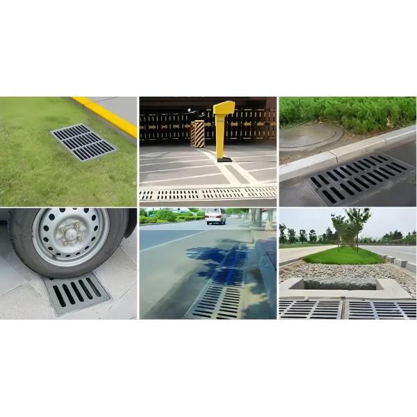 Grid Opening Cast Iron Gully Grate with Rubber Gasket and Integral Structure for Efficient Drainage