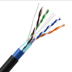 China FTP Double sheath outdoor Pure Copper Cat6 Ethernet Cable on sale