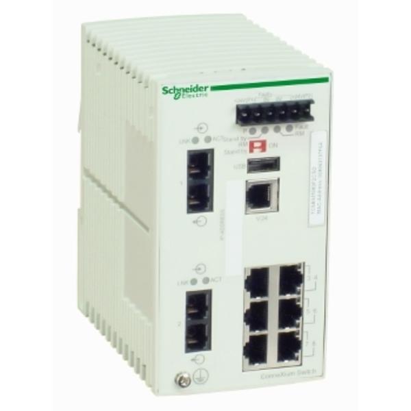 8 Port Schneider TCSESM083F2CU0 Electric ConneXium Managed Switch IP65 Rated