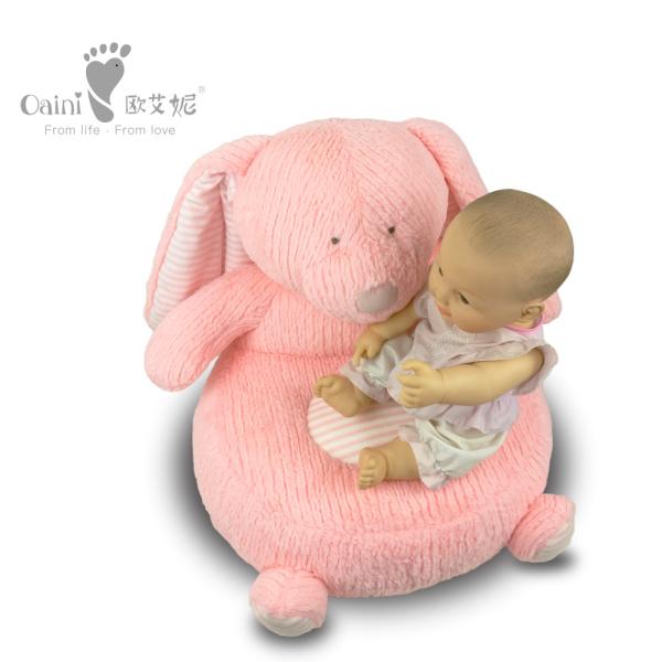 48 X 41cm Baby Super Plush Couch PP Cotton Huggable Infant Bunny Sofa