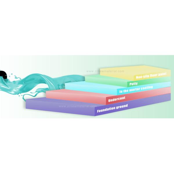 Scratch Resistant Flat Floor Paint Epoxy Coating Paint With Zero VOC