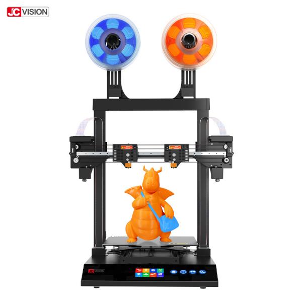 JCVISION PLA Desktop Dual Extruder 3D Printer 400W Two Nozzles