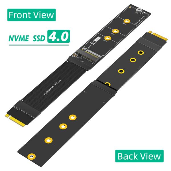 M.2 NVMe SSD Extension Cable 20cm High Speed 64Gbps