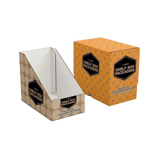 Custom Print Tabletop Tear Away Display Box Cardboard Counter Display Boxes