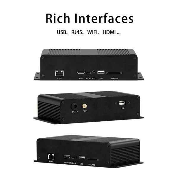 RK3288 Android Media Player Box 4K Ultra HD Commercial Digital Signage Controller for Retail Advertising