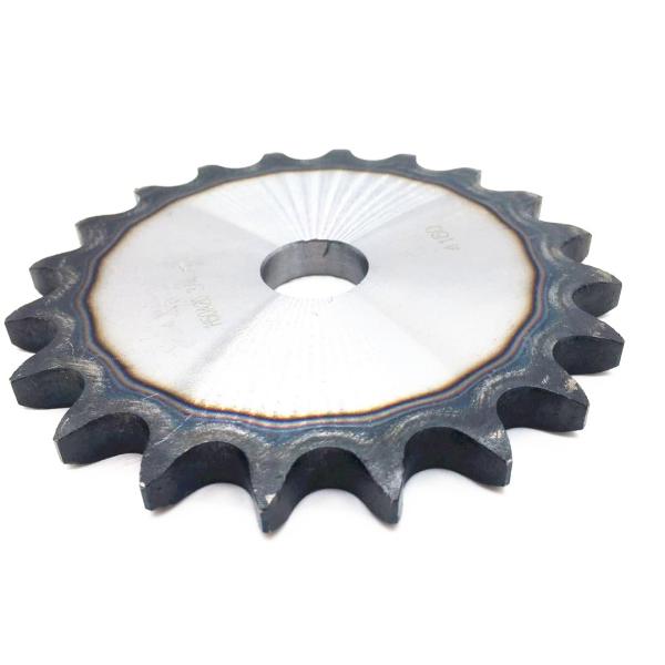1045 steel Pitch 5/8'' 50A20 hardened teeth ansi chain and sprocket wheel