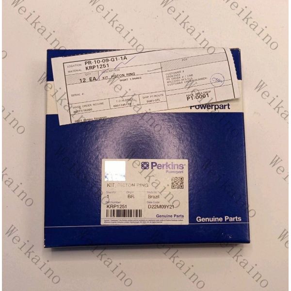 Perkins Engine 2006 Series Piston Ring Kit KRP1251