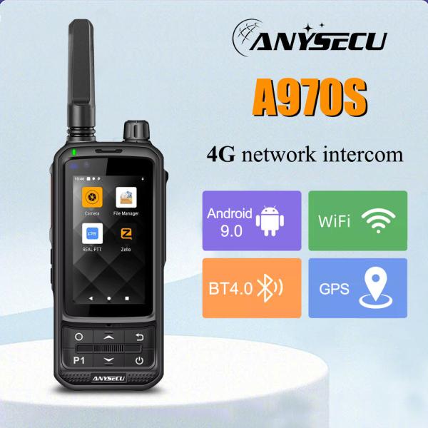 Portable 4G IPX-3 Waterproof Two Way Radio with 3500mAh Battery and Android Wifi Zello POC Push to Talk
