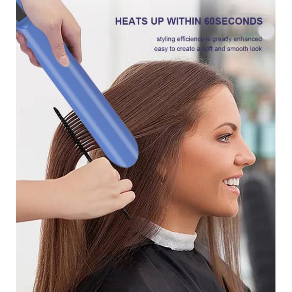 Titanium Flat Iron Straightener 1000w Professional Infrared Cordless