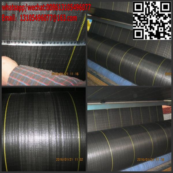 2016 High Quality Home Garden /weed barrier PP Woven Ground Cover Fabric