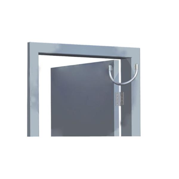 Plastic Head Door Cable Loop , Armored Door Cord 9mm Diameter 422mm Long