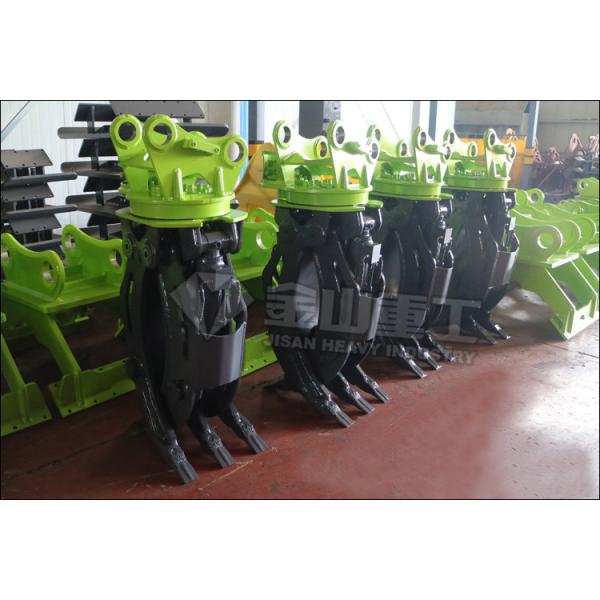 Single Cylinder Hydraulic Grapple Attachment 360° Rotation Excellent Grasping Ability