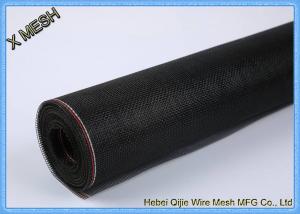 China Black Fiberglass Insect Screen Mesh Netting 18X16 Mesh Count For Windows on sale