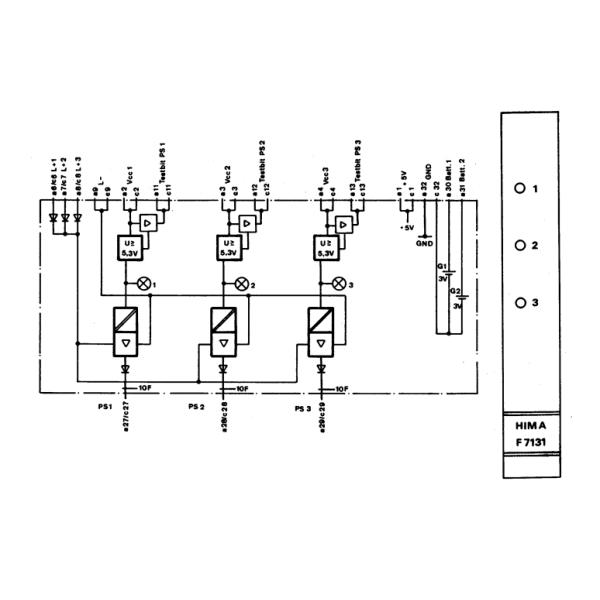 Hima F7131 Power Supply Monitoring