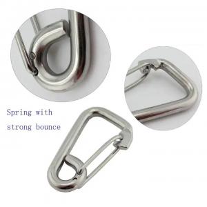 China Polished Finish Spring Snap Hook The Ultimate Gear for Hiking and Climbing Adventures on sale