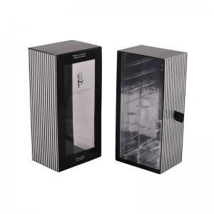 China Drawer Type Perfume Packing Box SBS Paper Material With Clear Window on sale