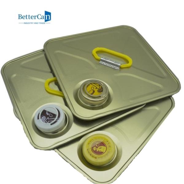 1liter Rectangular Bottom Tin Components 1L Tin Cover Accessories High Speed Stamping