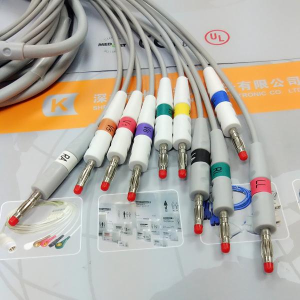BR 911D Nihon Kohden Ecg Cable One Piece Ecg Cable Banana AHA
