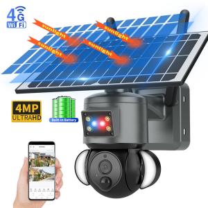Buy cheap PIR Motion Detection 4G Solar Camera , Water Proof Battery Powered Floodlight Camera product