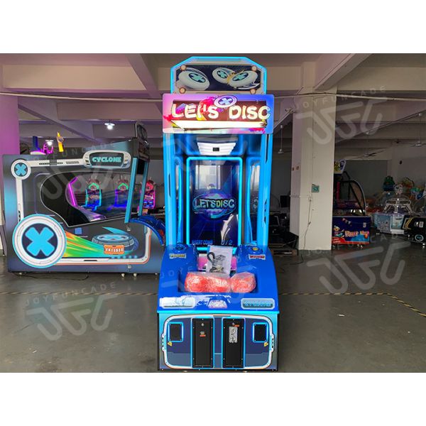LET'S DISC Arcade Machine High-Precision Professional Disc Toss Arcade Machine 4-Level Interactive Disc Throwing Game