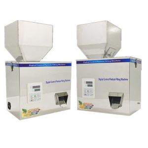 China 500G Tea Weighing Machine , Particle Filling Machine For Grain Coffeen Spice Powder on sale