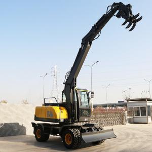 China Multifunction Bucket Wheel Excavator Construction Machine Drive Grab Wheeled Big Digger on sale