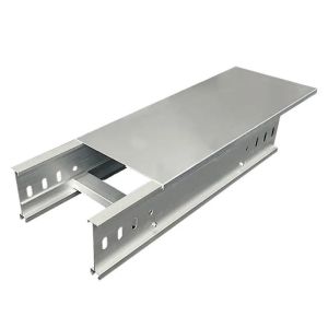 Heavy Duty Corrosion Resistant Industrial Cable Tray Galvanized Silver Finish