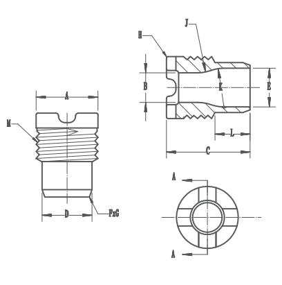 Minjiang Precision castle top wrench seriesTungsten Carbide Thread Nozzle of pdc oil drilling bit