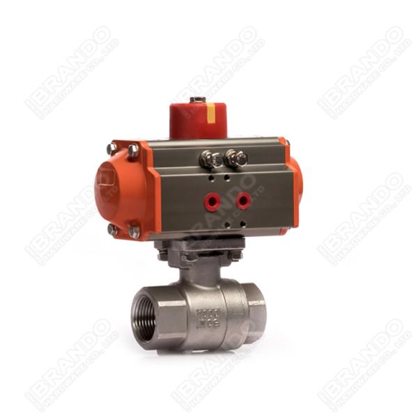 3 Way Pneumatic Ball Valve With Actuator Solenoid Valve Limit Switch
