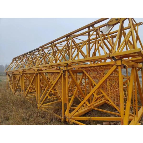 19 Years Zoomlion 46 Meters Tower Crane and GS Certification for Heavy Lifting Needs