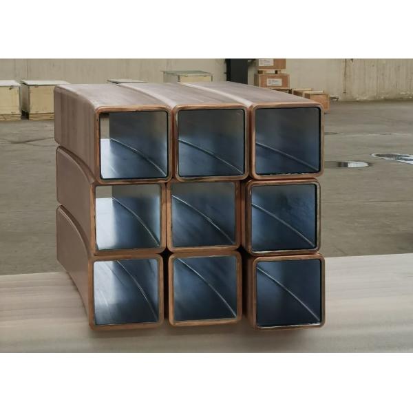 CuAg Continuous Casting Mould Tube Copper 80mm X80 Mm Thermal Conductivity