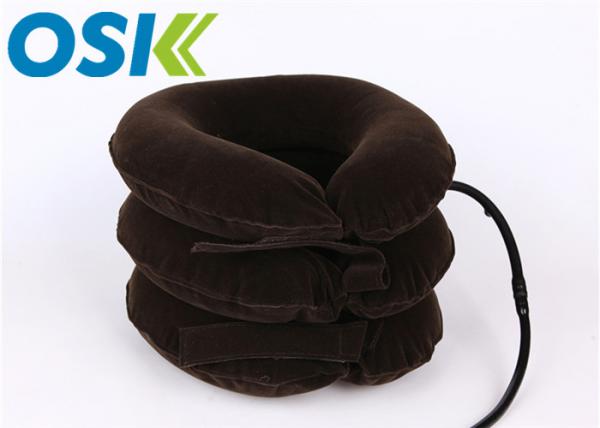 Quality Pain Relief Cervical Support Brace Flannel Rubber Material OEM Service Provided for sale